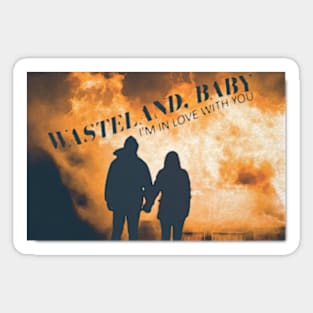 wasteland baby postcard Sticker
